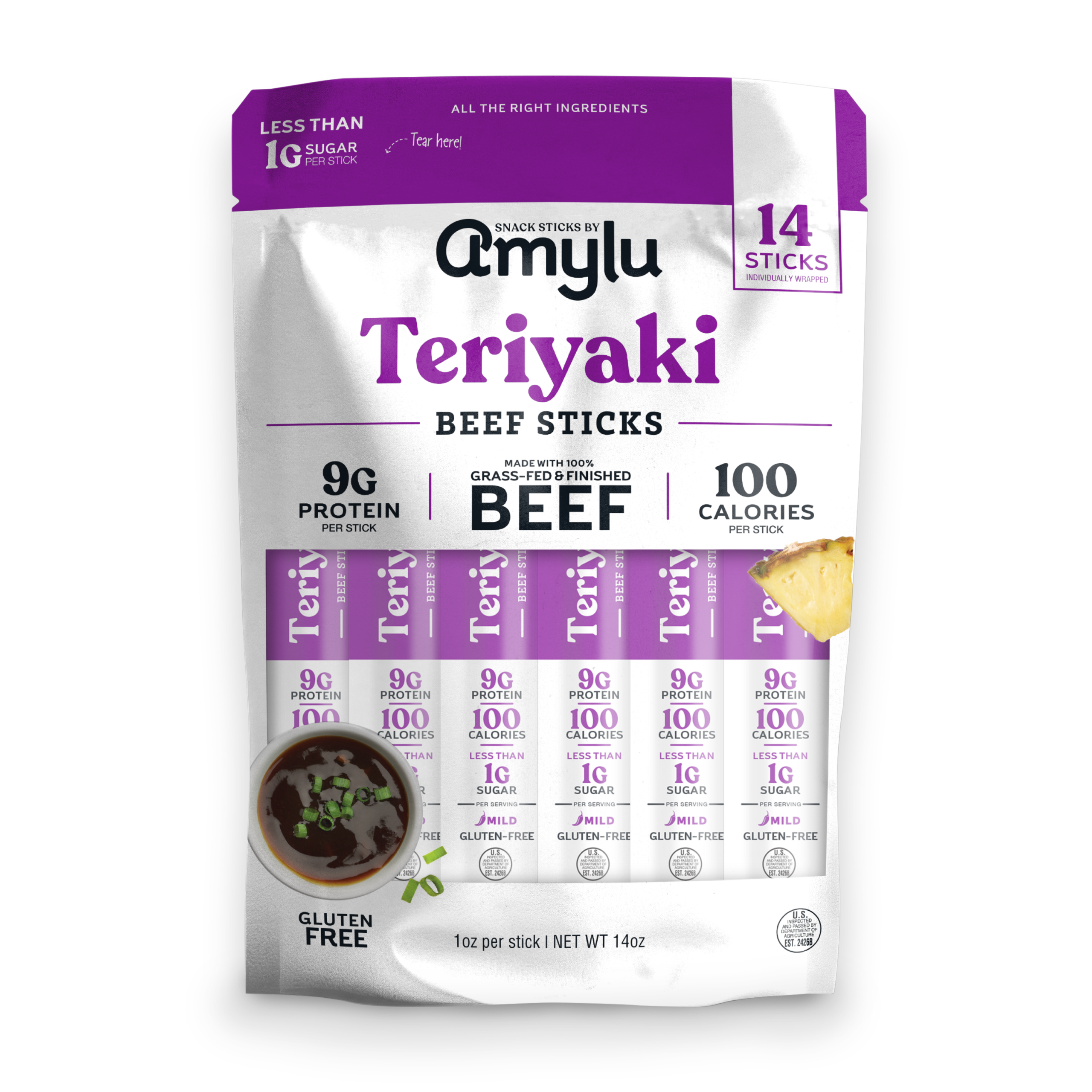 Teriyaki Beef Snack Sticks