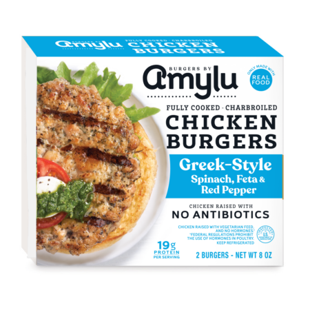Greek-Style Chicken Burgers, Antibiotic Free