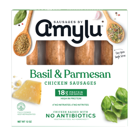 Basil & Parmesan Chicken Sausages