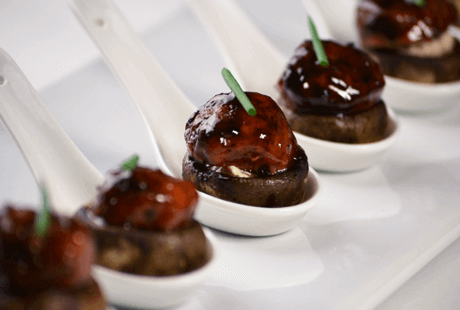 Cranberry Stuffed Mushrooms