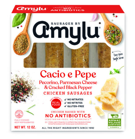 Cacio e Pepe Chicken Sausages, Antibiotic Free, G.A.P Certified